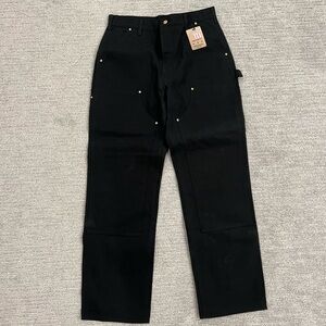 Carhartt Loose Original Fit Firm Duck Double-Front Work Dungaree Pants
